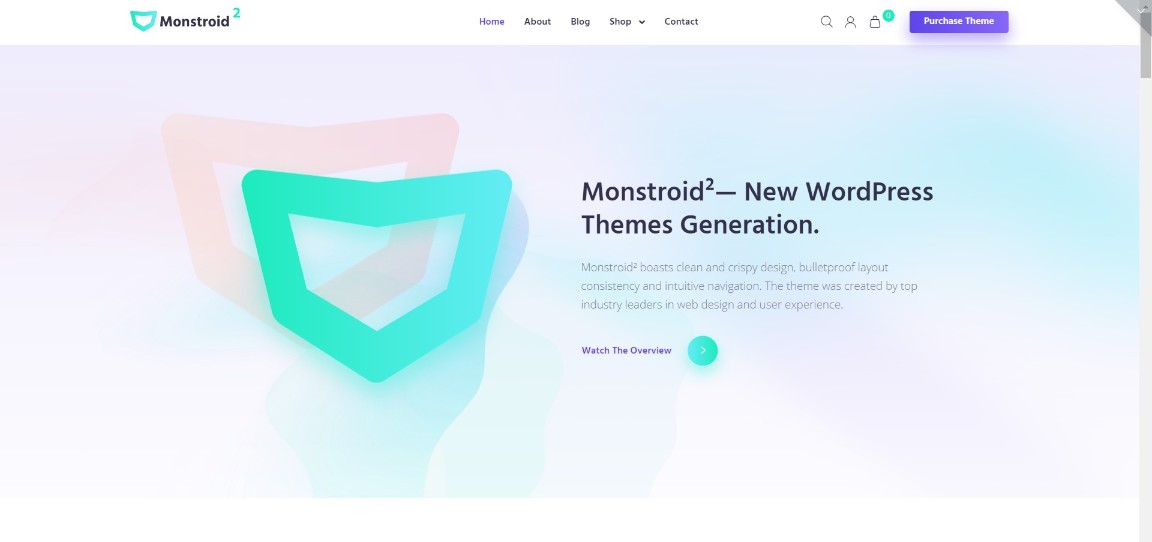 เว็บไซต์สาธิต Monstroid2 Multipurpose Modular Elementor WordPress Theme