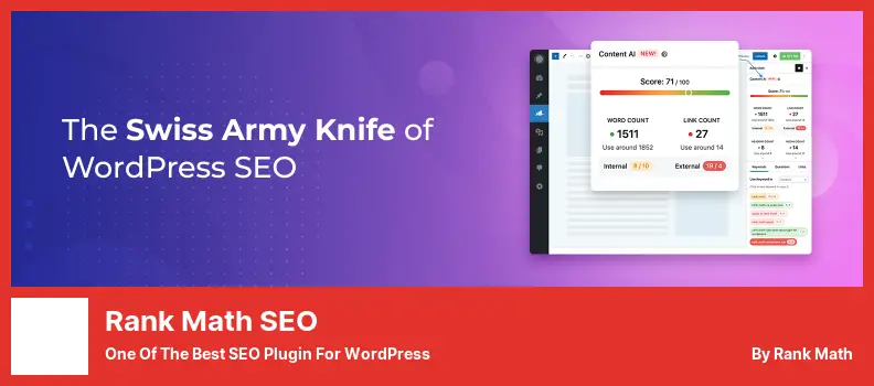 Rank Math SEO Plugin - Uno dei migliori plugin SEO per WordPress