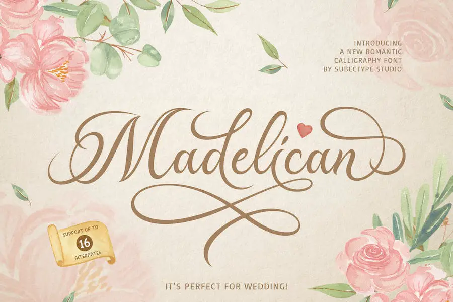 Caligrafie Madelican -