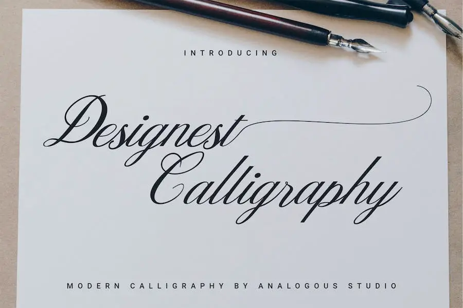 Caligrafie de design -