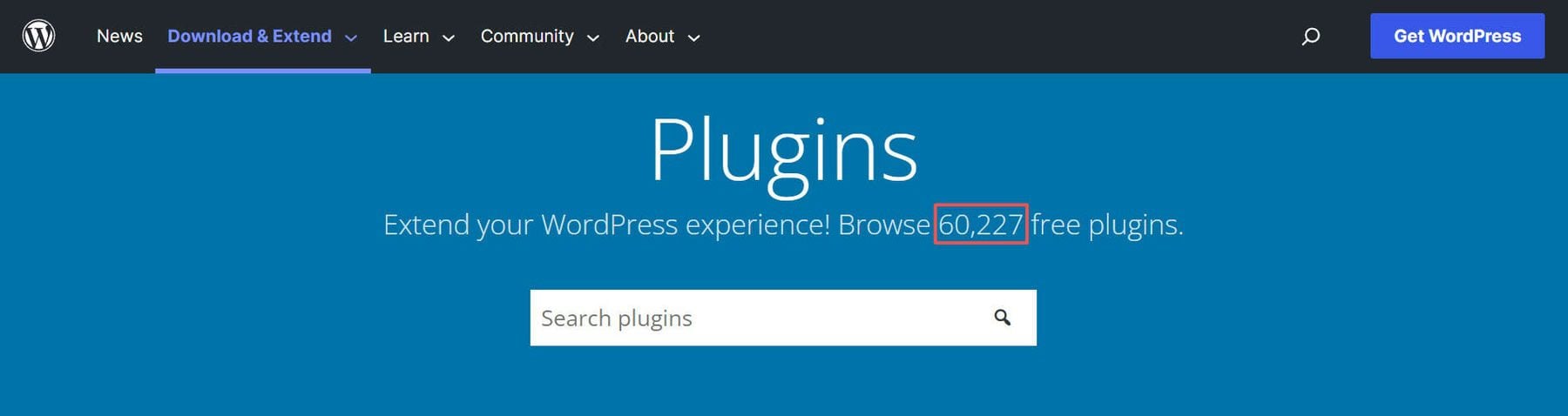 ปลั๊กอิน WordPress 60000+