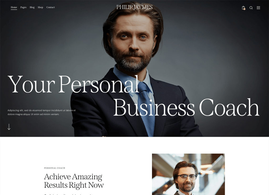 PJ - Life & Business Coaching WordPress 主題