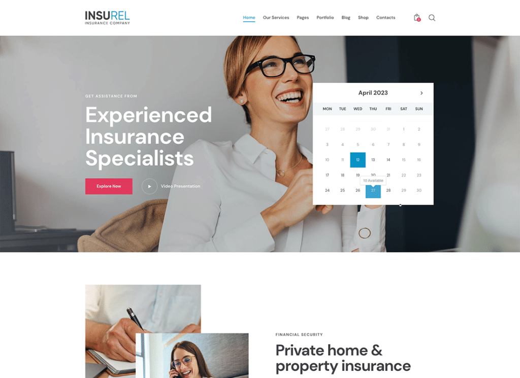 InsuRel - Thème Assurance & Finance