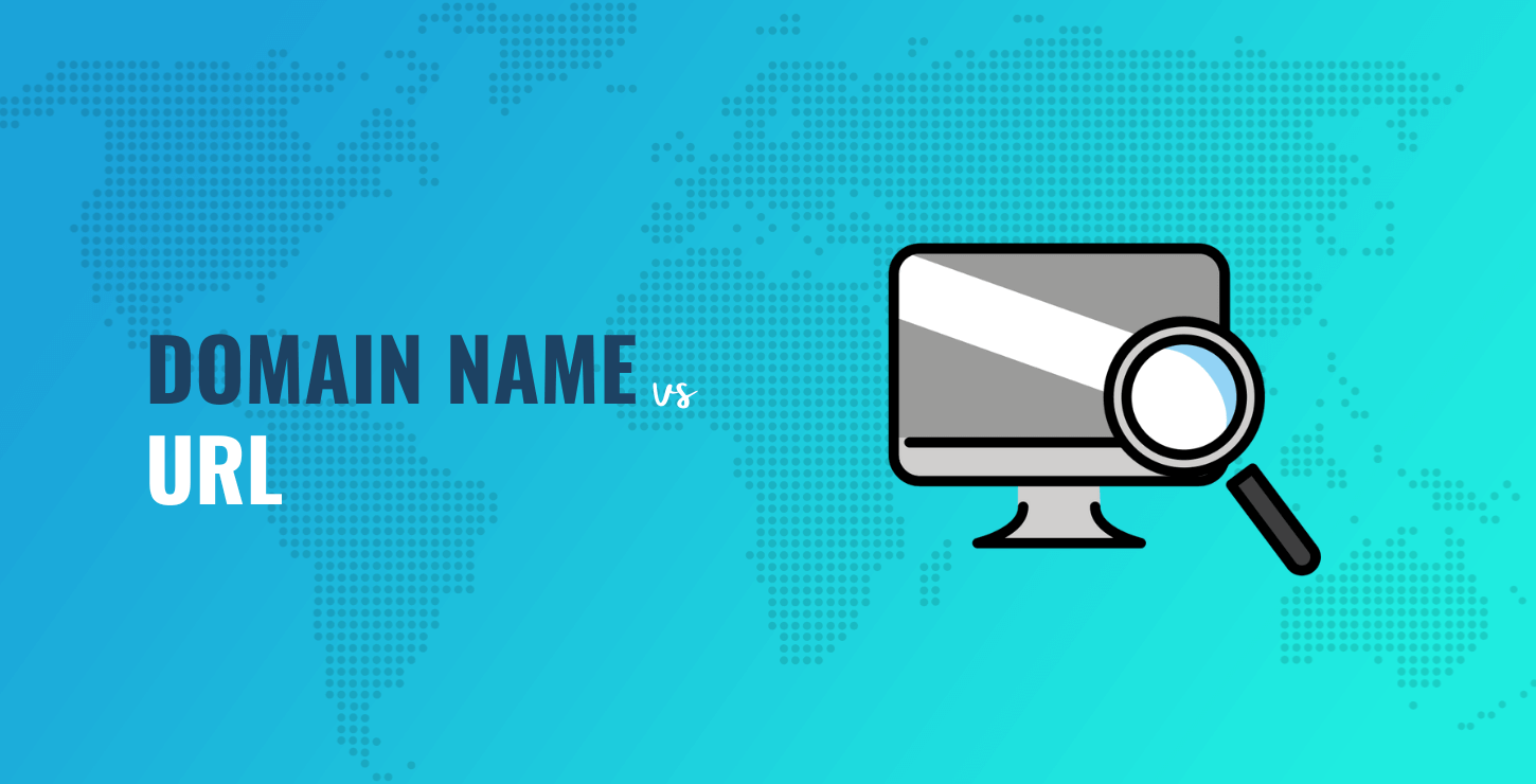 nome de domínio vs url