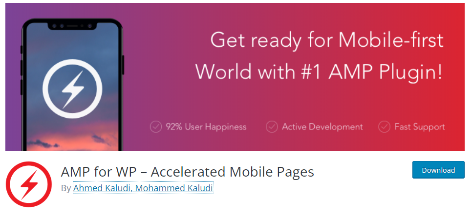 amp สำหรับ wp - ปลั๊กอิน WordPress ที่เหมาะกับมือถือ