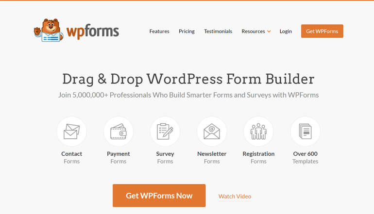 WPForms Meilleur plugin de sondage WordPress