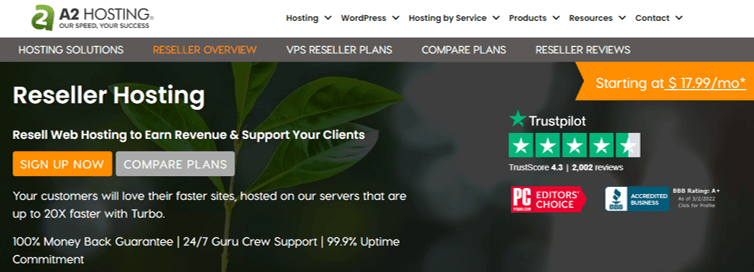 Revenda de Hospedagem A2 Hosting