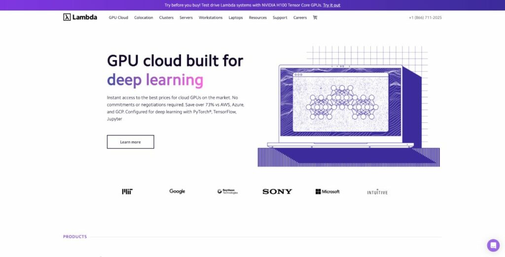 Hébergement GPU Lambda