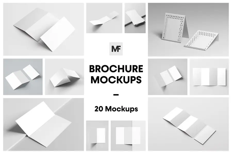 Maquettes de brochures -