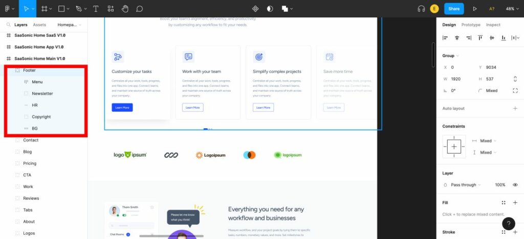 estructurar archivos de diseño de Figma de manera efectiva