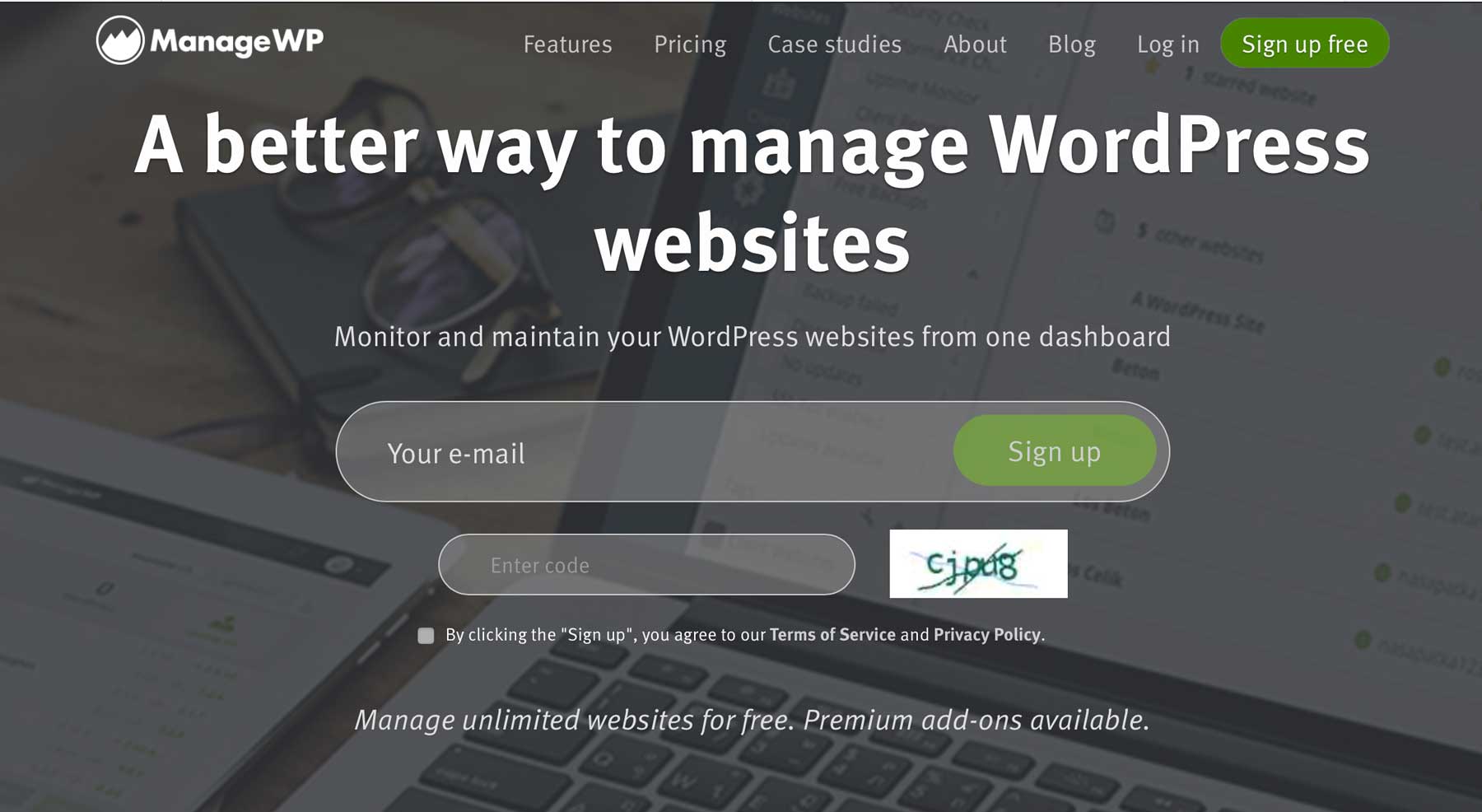 ManageWP WordPress أداة إدارة iste