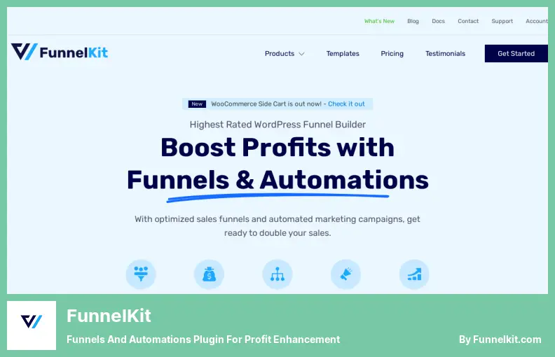 FunnelKit Plugin - برنامج FunnelKit Plugin لتحسين الأرباح