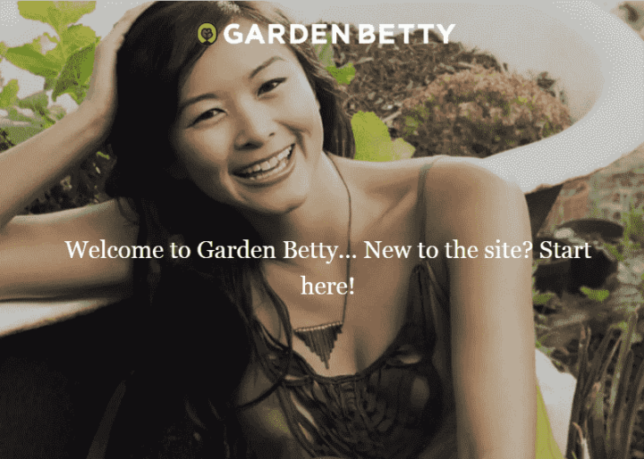 Домашняя страница блога о садоводстве Garden Betty