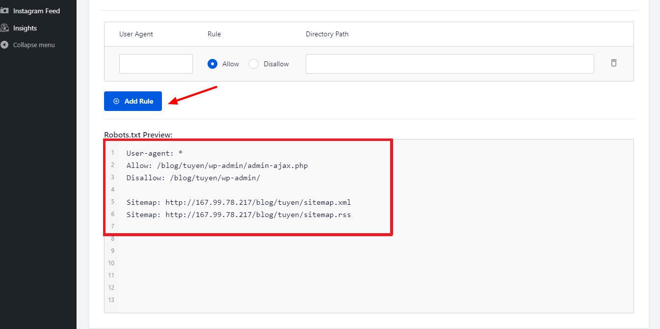 เพิ่มประสิทธิภาพ Wordpress Robots.txt 5