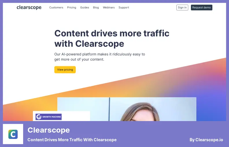 Clearscope - Clearscope を使用するとコンテンツがより多くのトラフィックを促進します