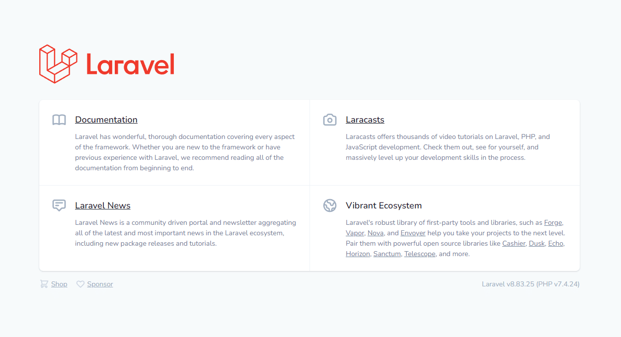 Laravel 登陸頁面