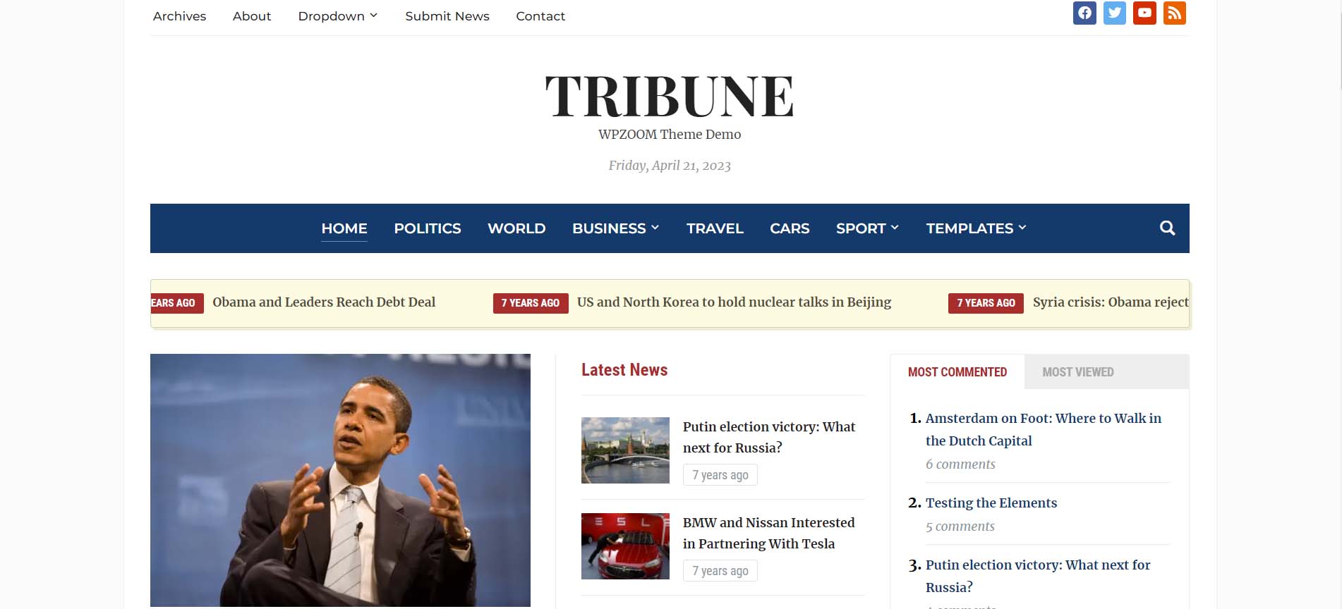 Tribune di WP Zoom