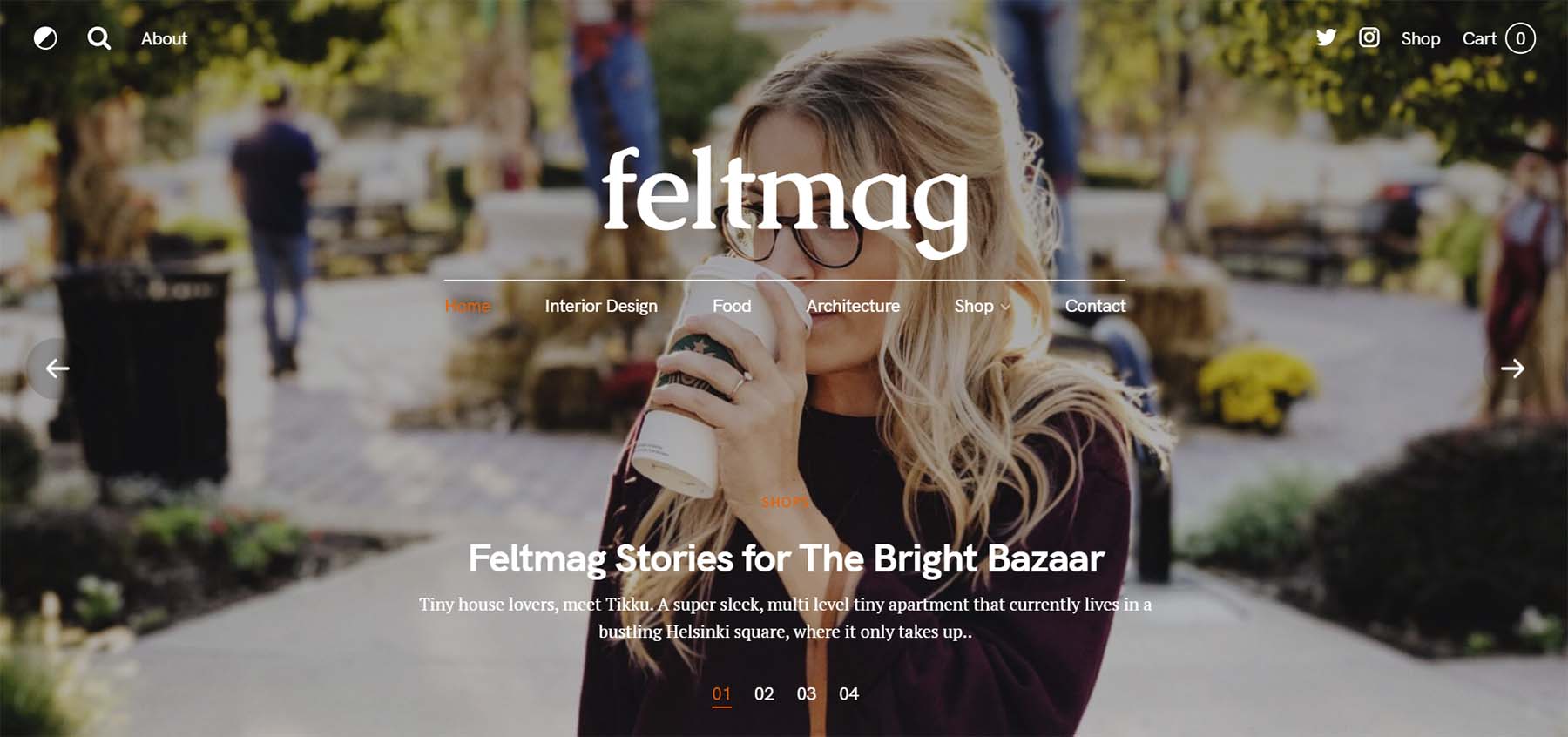 Felt LT Magazine Theme von Pixel Grade