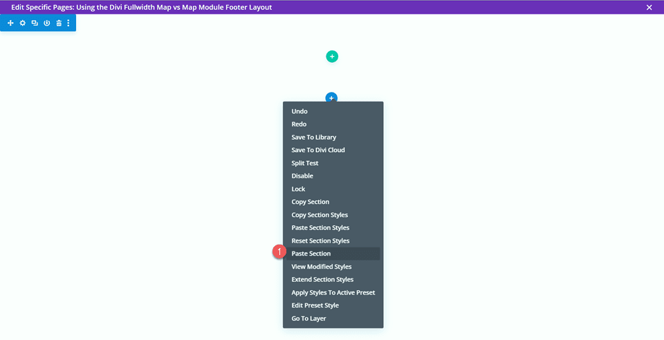 Divi Fullwidth Map VS Map-Modul-Einfügeabschnitt