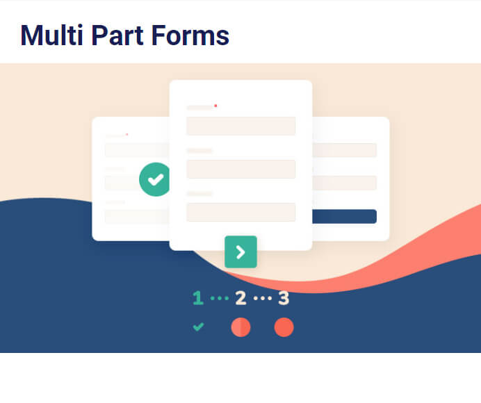 Add-on für mehrteilige Formulare