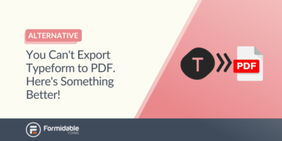 Una mejor opción para exportar Typeform a PDF.