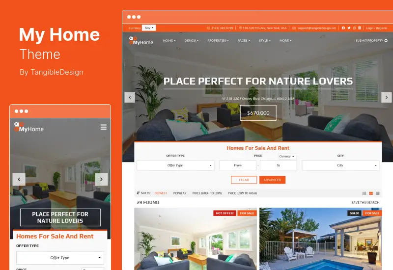 MyHome Theme - ธีม WordPress อสังหาริมทรัพย์