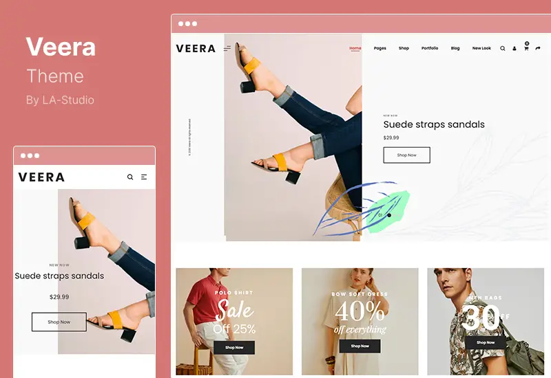 Veera テーマ - 多目的 WooCommerce テーマ