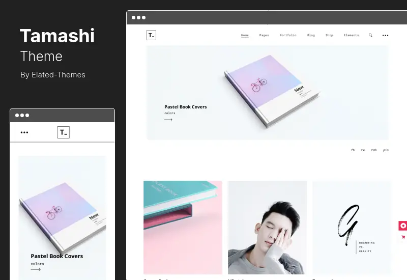 Tamashi-Theme – Portfolio-WordPress-Theme