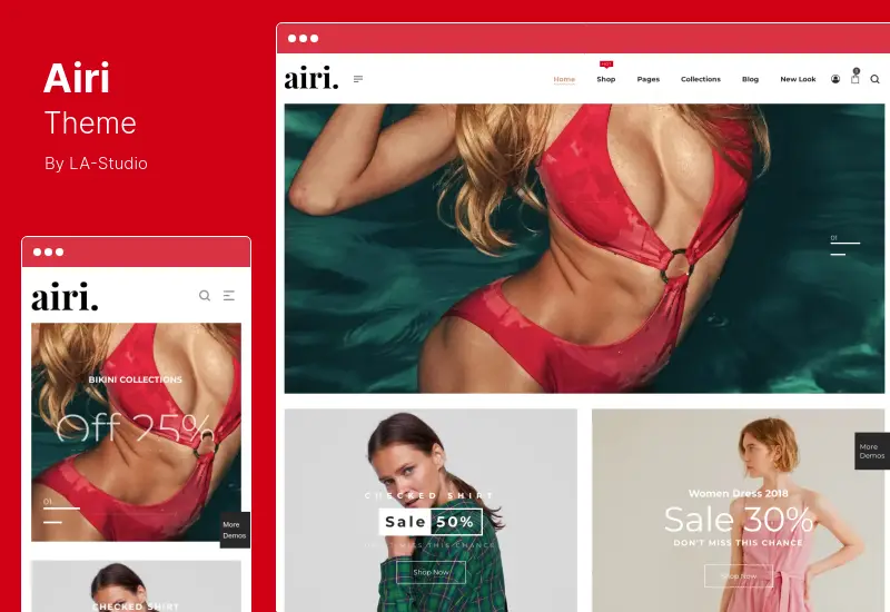 Airi Theme - Tema de WooCommerce minimalista y limpio