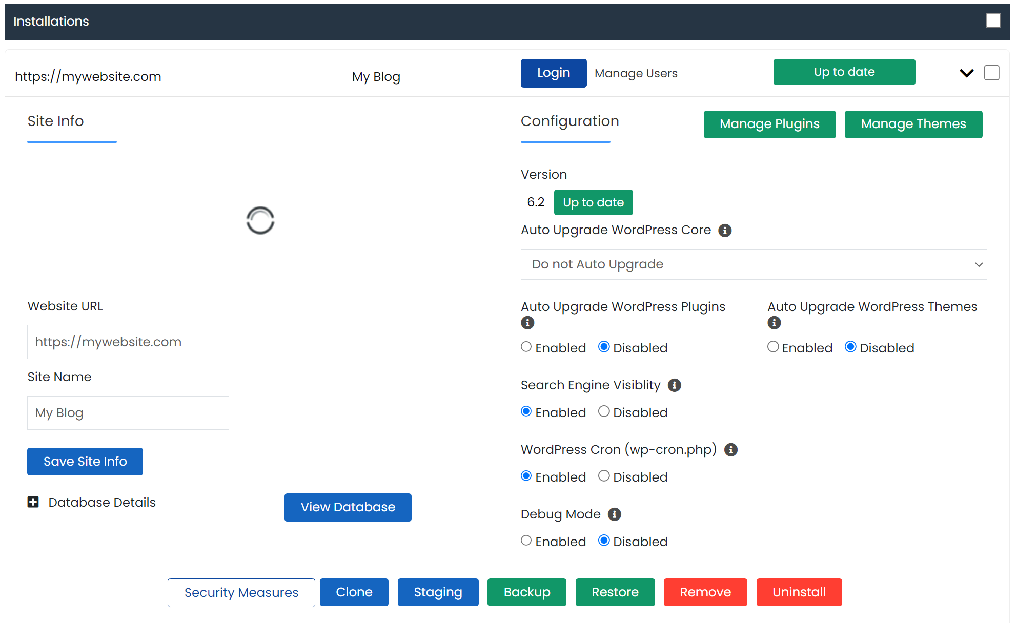 Administre su instalación de WordPress usando Scala.