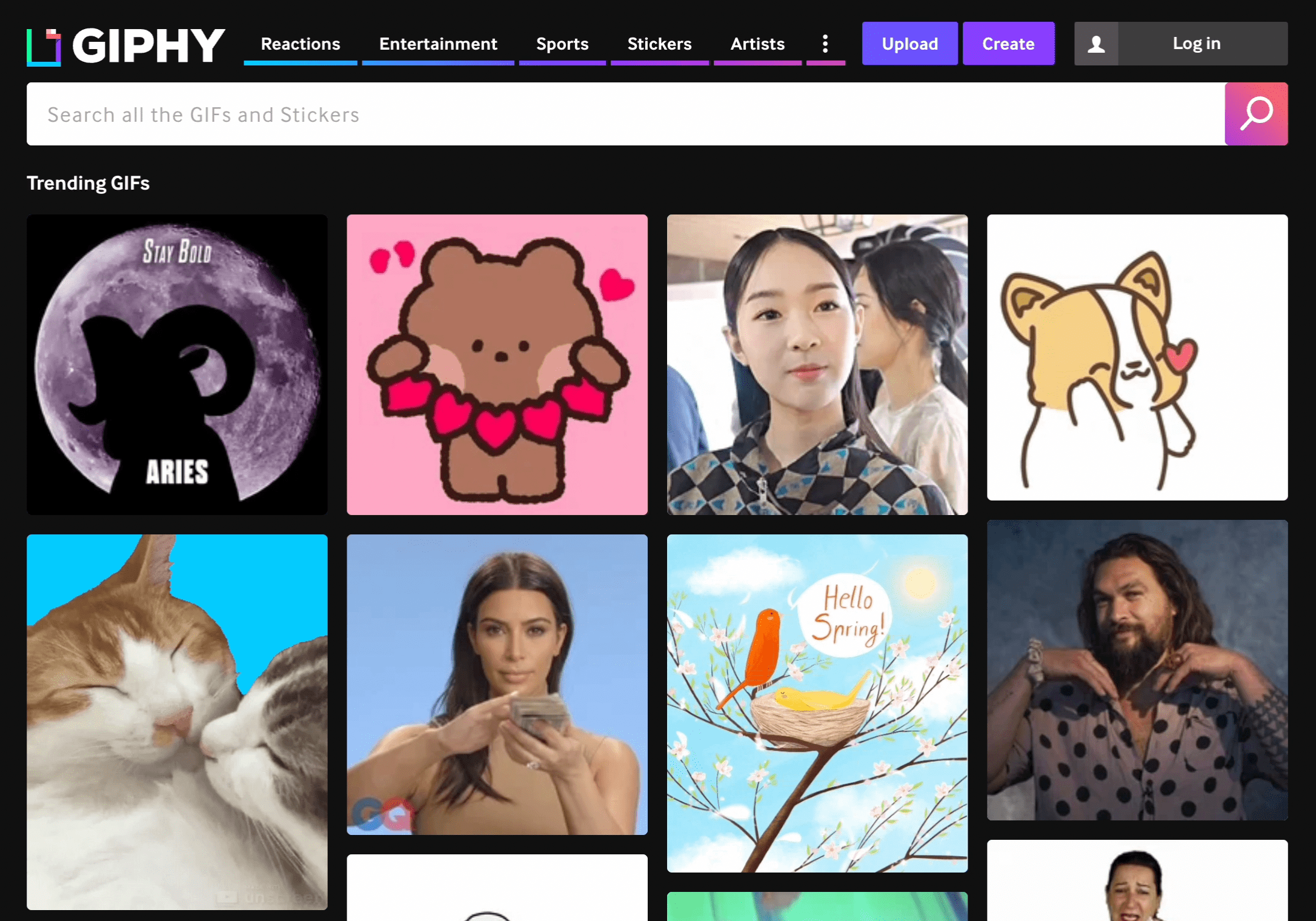 giphy.com 上的熱門 GIF。