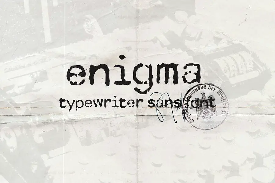 maquina de escribir enigma -