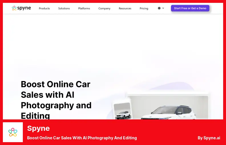 Spyne – Steigern Sie den Online-Autoverkauf mit KI-Fotografie und -Bearbeitung