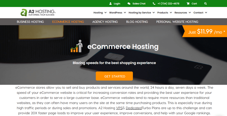 Hosting A2 Hosting WooCommerce