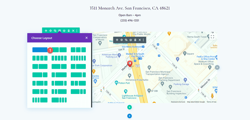 Divi ขยายแผนที่บนการเลื่อนด้วยเค้าโครงเอฟเฟกต์การเลื่อน 2 แถว