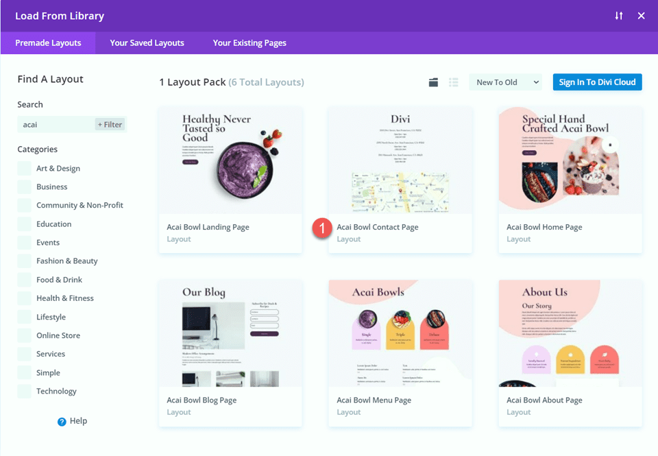 Divi Ampliar mapa en desplazamiento con diseño de efectos de desplazamiento 2 Diseño de búsqueda