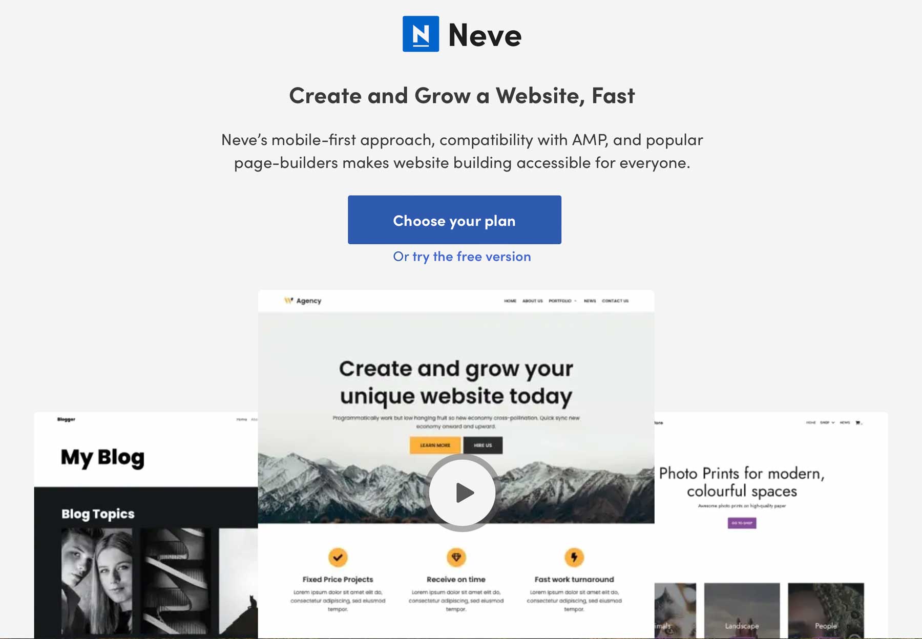 Tema Neve oleh Themeisle