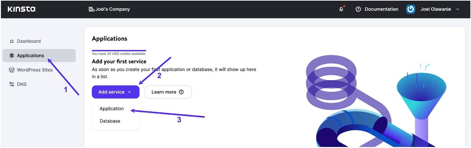 部署到 Kinsta 的應用程序託管