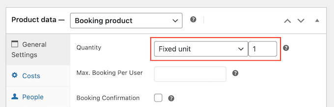 How to change the quantity of equipment or party rental equipment in WooCommerce