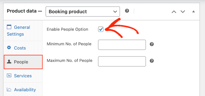 Multiply the price of rentable equipment based on the number of people