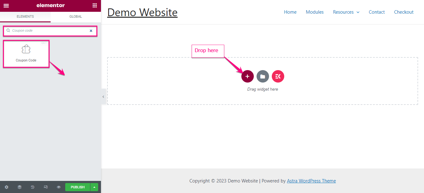 Come creare buoni sconto utilizzando ElementsKit