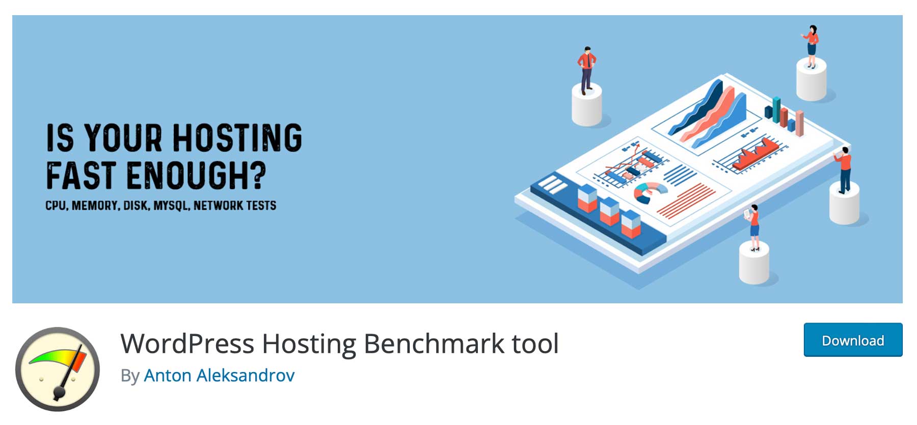 Wtyczka narzędzia WordPress Hosting Benchmark