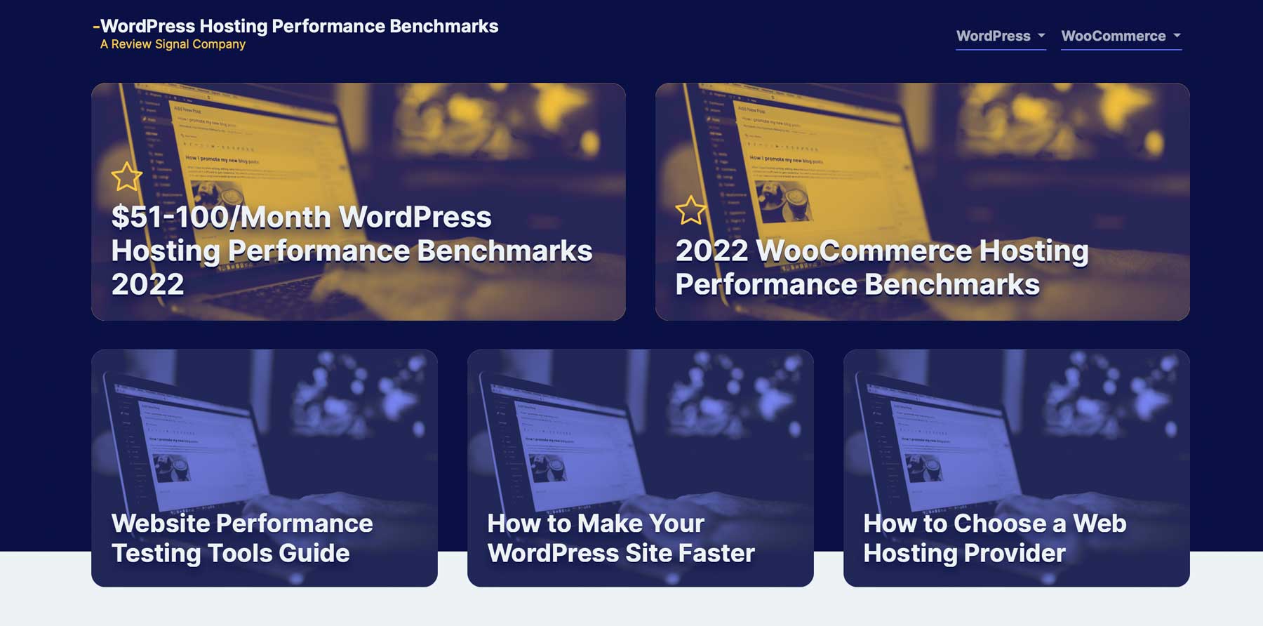 Benchmarks de desempenho de hospedagem WordPress