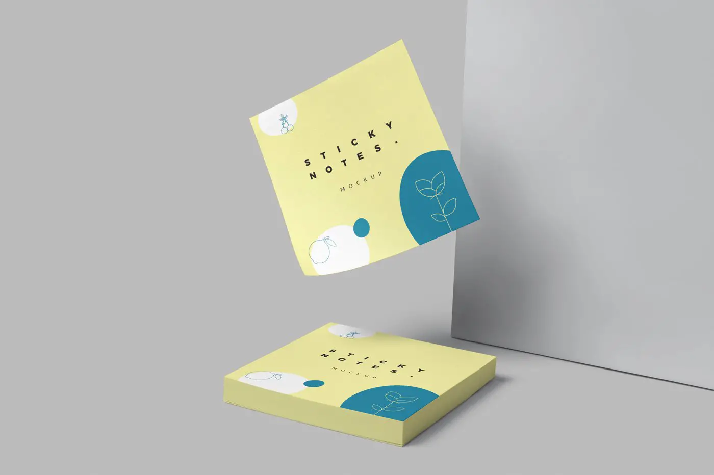 Sticky Note Pad Mockups -