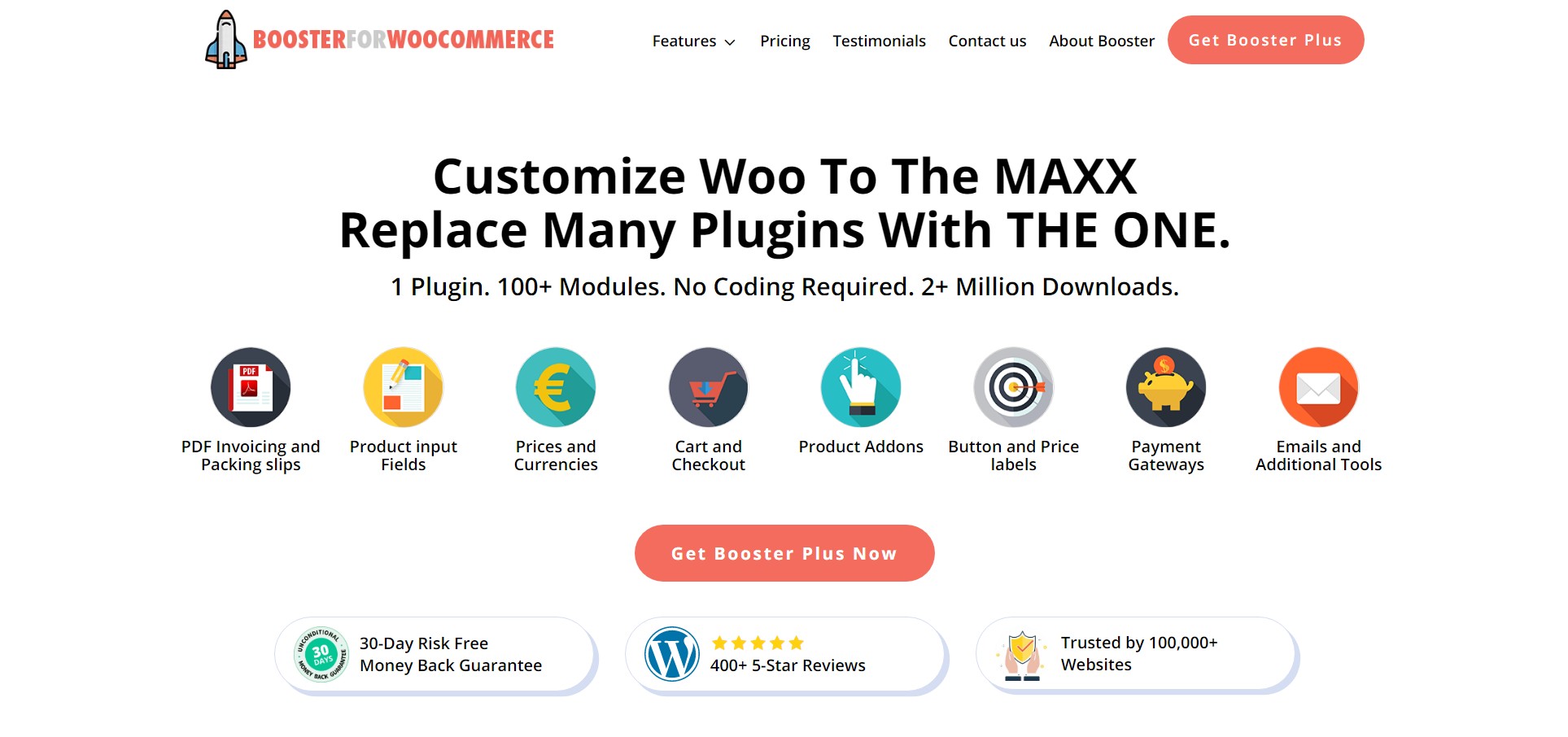 บูสเตอร์สำหรับ WooCommerce