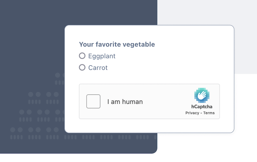 hcaptcha 网站，显示了一个有效的验证码。