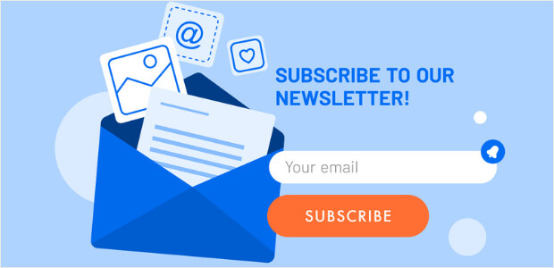 illustrazione del modulo optin della newsletter