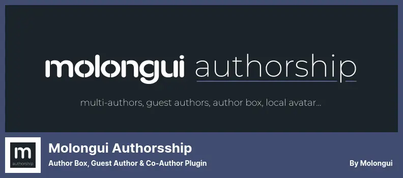 Molongui Authorsship Plugin - Box autore, autore ospite e plug-in coautore