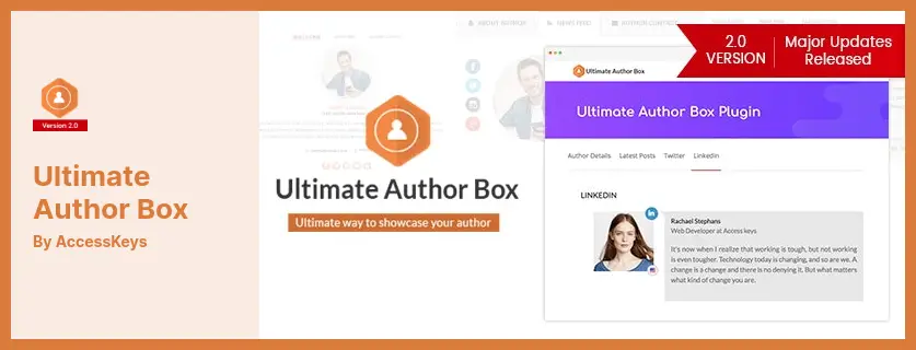 Ultimate Author Box Plugin - Plugin della sezione dell'autore di post/articoli per WordPress