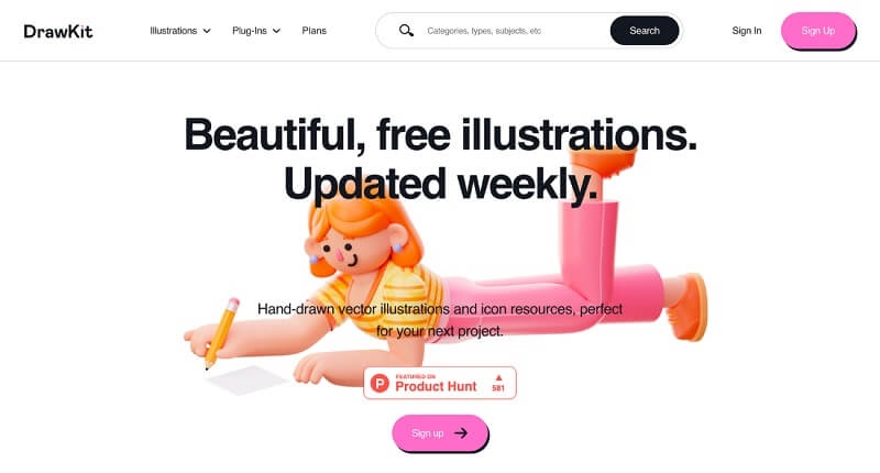 Drawkit: SaaS Marketing Platforms